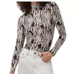 French Connection - snakeskin print top